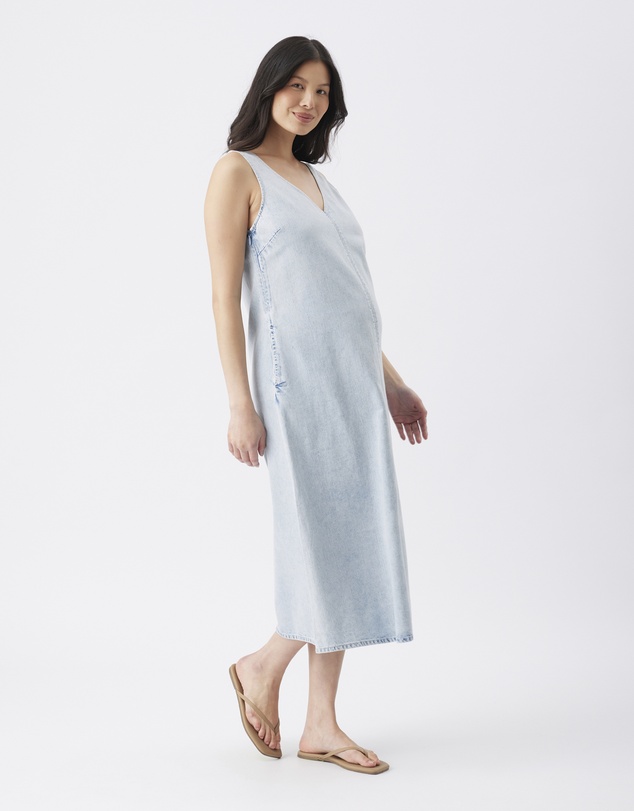 Ripe Maternity - Franki Denim Nursing Dress