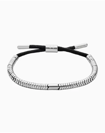 Skagen - Pelle Silver Tone Bracelet