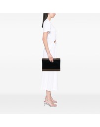 Pre-Loved by Azura Reborn - Pre-Loved Canvas Navy Clip M Clutch