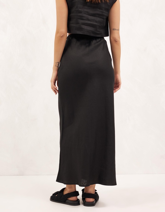 AERE - Linen Maxi Skirt
