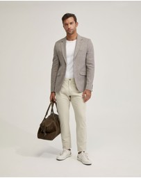 Oxford - Blake Linen Blend Check Blazer