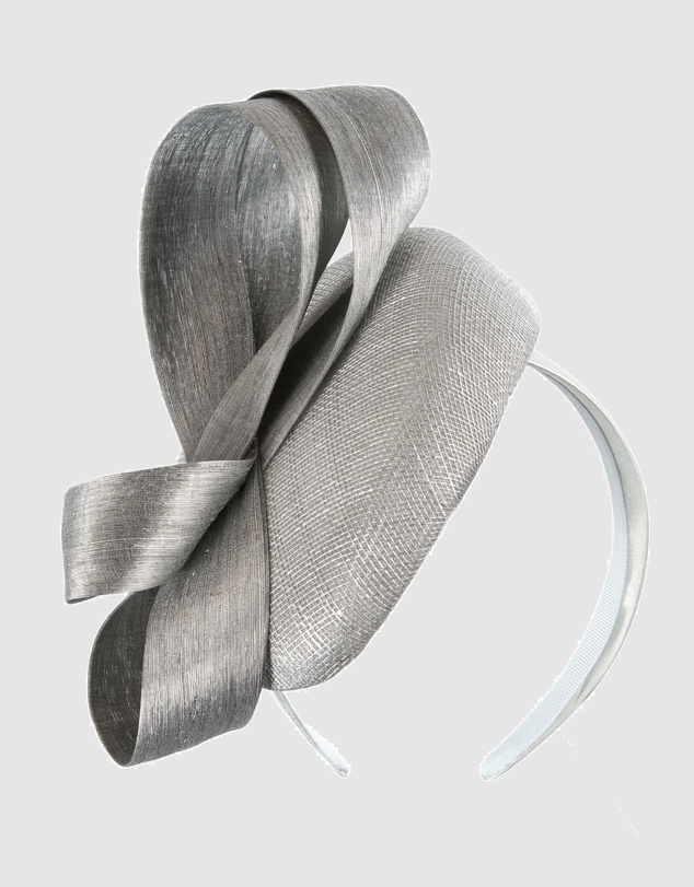 Max Alexander - SIlver Pillbox Racing Fascinator
