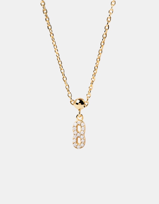 PDPAOLA - Charm Necklace Number 8 Charm