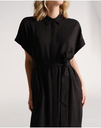 Decjuba - D-Luxe Linen Blend Midi Dress