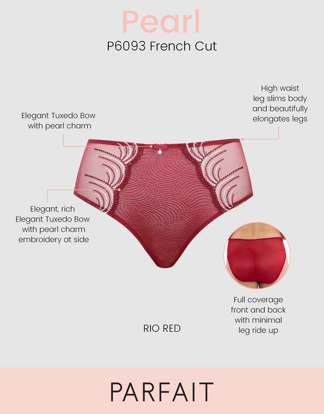 Parfait - Pearl French Cut High Waist Brief