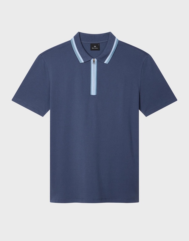 Paul Smith - Reg Fit Zip Polo Shirt