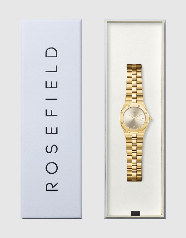 Rosefield - Rose Sunray Gold-Tone Bracelet Watch