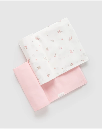 Purebaby - Muslin Wrap 2 Pack-Babies