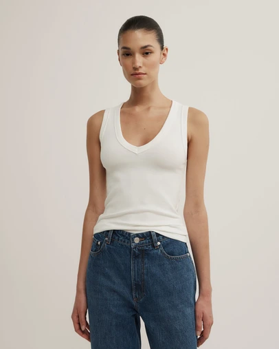 Witchery - Fine Rib V-neck Tank