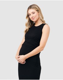 Ripe Maternity - Jodie Ruched Rib Tank
