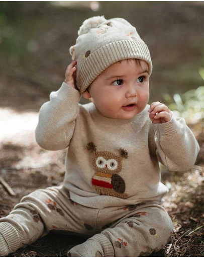 Purebaby - Magical Forest Beanie -Kids-Babies