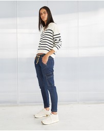 DRICOPER DENIM - Active Cargo Paris Blue Jeans