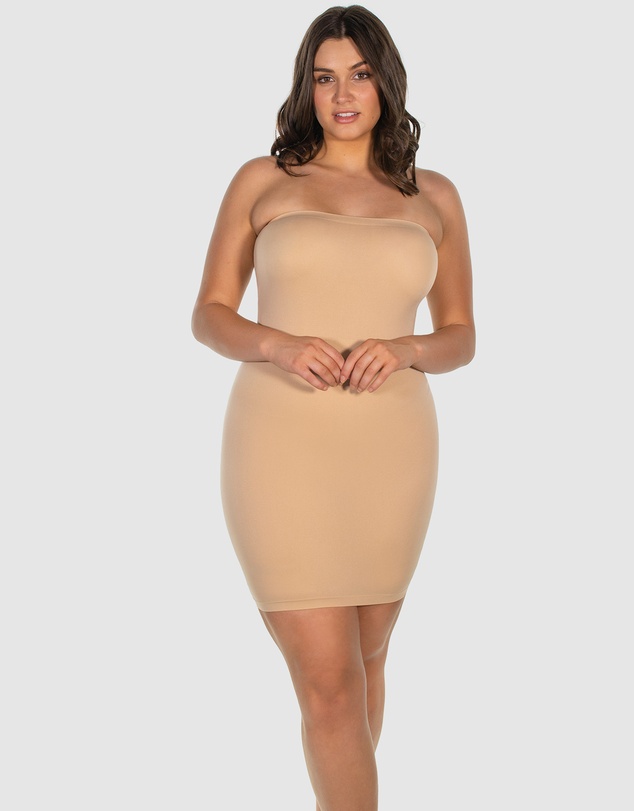 B Free Intimate Apparel - Strapless Mini Slip Dress