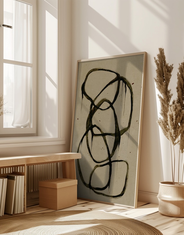 Olive et Oriel - Wet Moss by Treechild Art Print