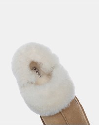 EVERAU - Australian Shepherd Ugg Musa Platform Cow Suede Upper House Shoes