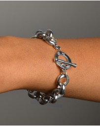 Von Treskow - Round Belcher Bracelet with Toggle Clasp