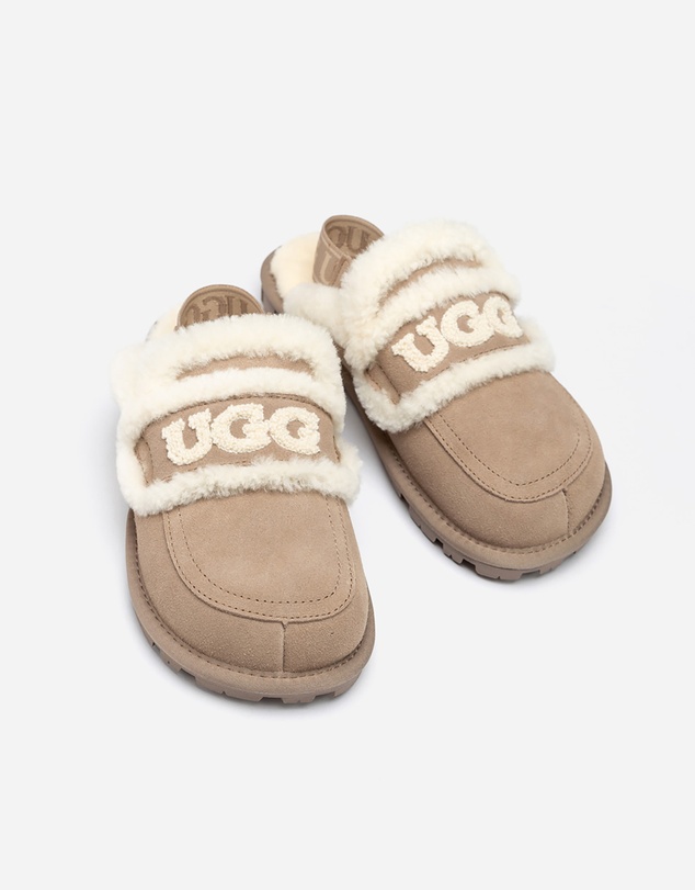 Ozwear Connection Uggs - Ugg Violet Shearling Slipper (Elastic Logo) (Detachable Feature)