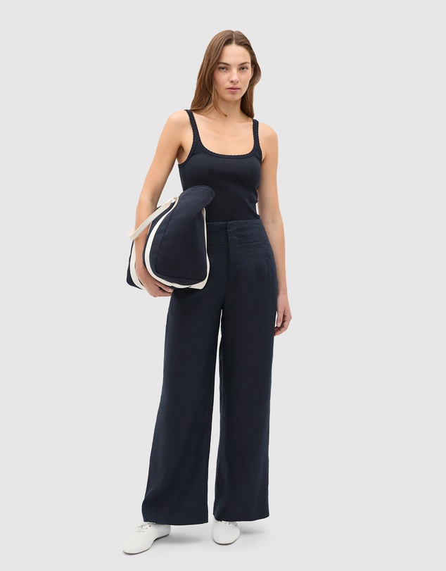 Seed Heritage - Core Linen Waisted Pant