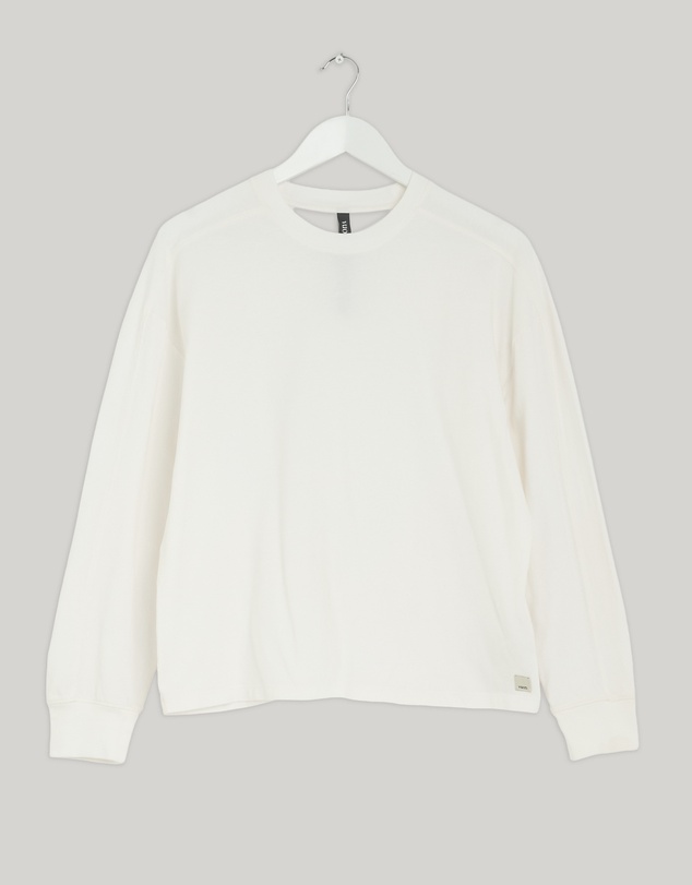 Revibe - Repaired Vuori LS Heavyweight Cotton Tee - AU 6