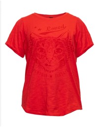 17 Sundays - Cat Tee - Red