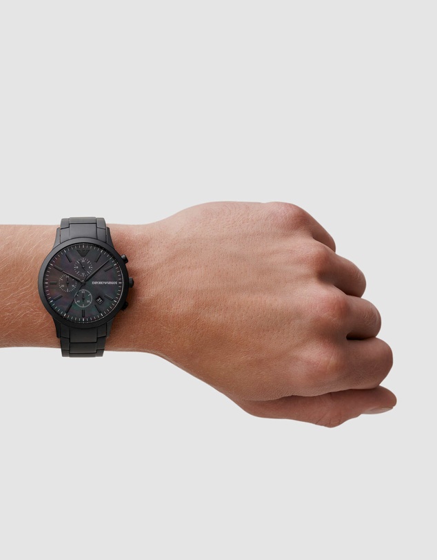 Emporio Armani - Black Chronograph Watch AR11275