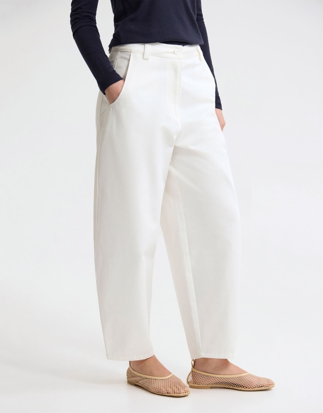 Oxford - Etta Barrel Leg Cotton Pant