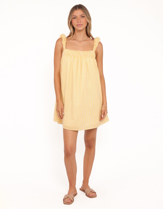 Petal & Pup - Helia Mini Dress - Mango Stripe