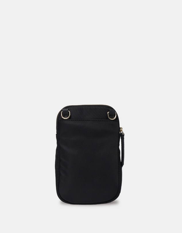 SABEN - Nikko Pocket Nylon Phone Sling Black