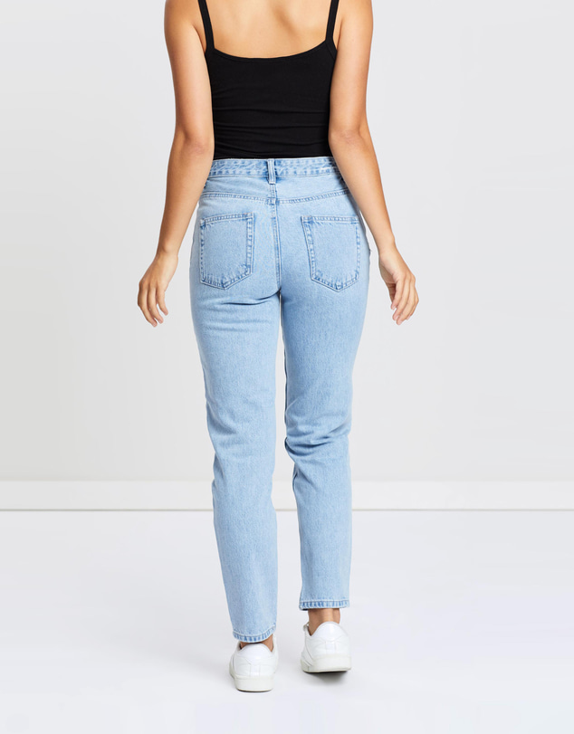 Assembly Label - High Waisted Rigid Jeans