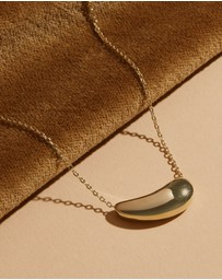 Najo - La Muse Yellow Gold Necklace (45cm+ext)
