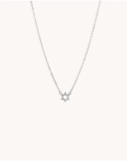 Bianc - Small Star of David Necklace