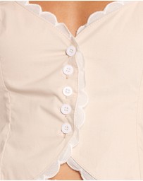 Petal & Pup - Nolette Top - Cream White