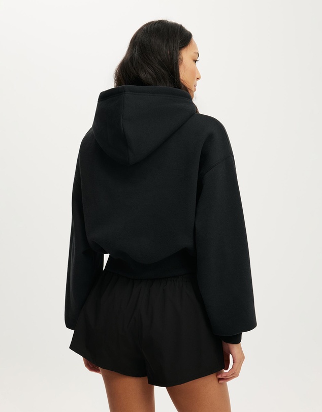 Cotton On Body Active - Plush Cropped Bubble Hoodie