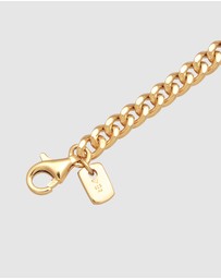 Kuzzoi - ICONIC EXCLUSIVE - Bracelet Smiling Face Basic in 925 Sterling Silver Gold Plated
