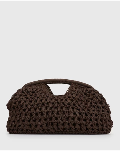 Betts - Spainard Raffia Clutch Bag
