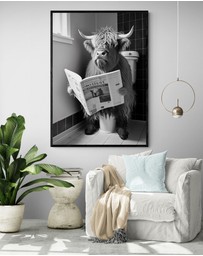 Inka Arthouse - Highland Cow Art Print