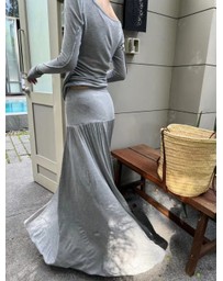 Glamorous - Jersey top and skirt set