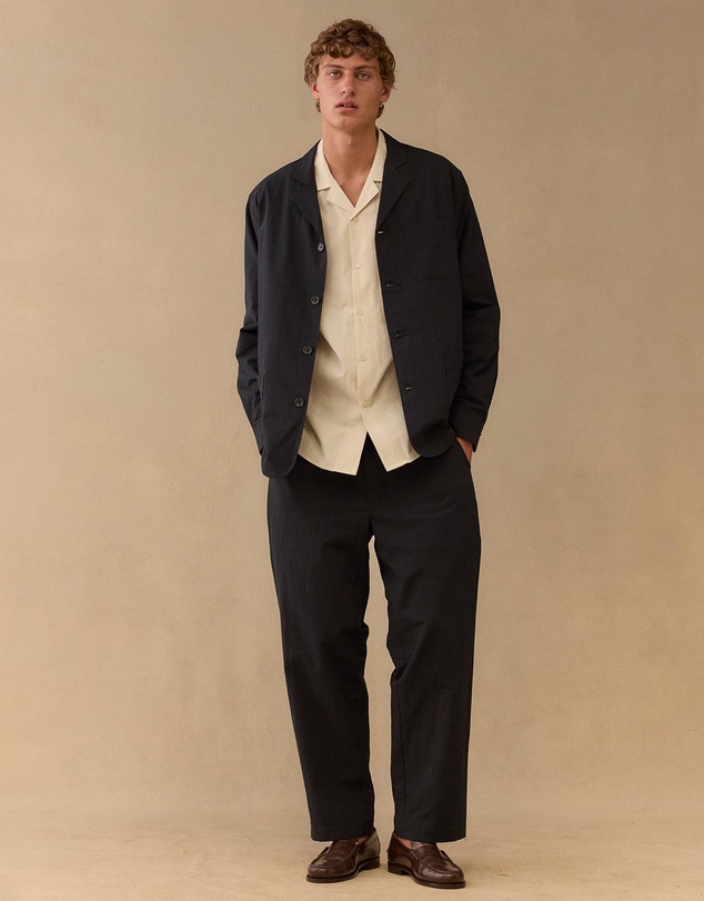 Charlton  - Deconstructed Seersucker Suit Jacket