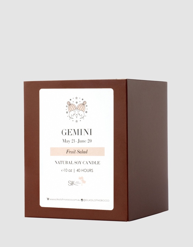 Silk Oil of Morocco - Gemini Amber Natural Soy Candle