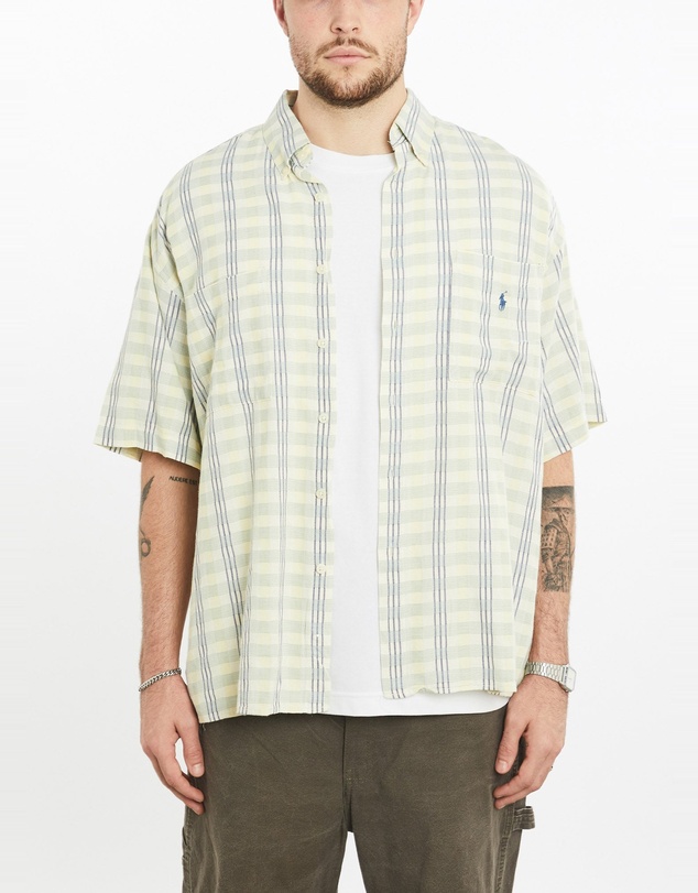 Vintage by The Real Deal - Pre Loved - Vintage 90s Polo Ralph Lauren Short Sleeve Button Up Shirt