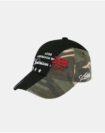Andersson Bell - Camouflage Split Paneled Cap