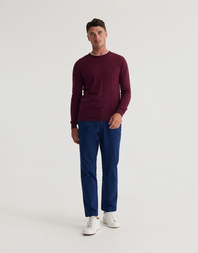 Oxford - Crew Neck Cotton Cashmere Knit