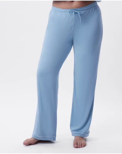 Bras N Things - Emilia Long Pant - Light Blue