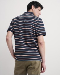 Seasalt - Seasalt Cornwall Multi Balefire Stripe Polo