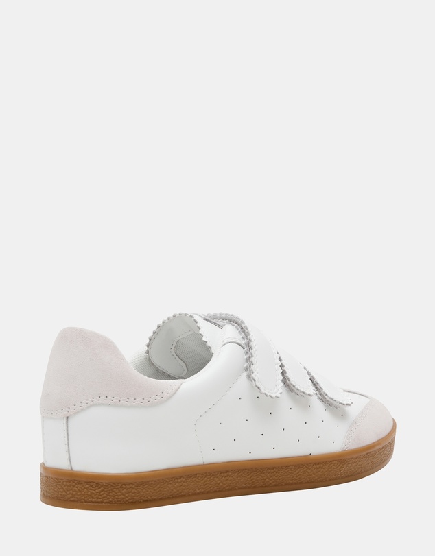 Steve Madden - Daybreak White Leather Sneakers
