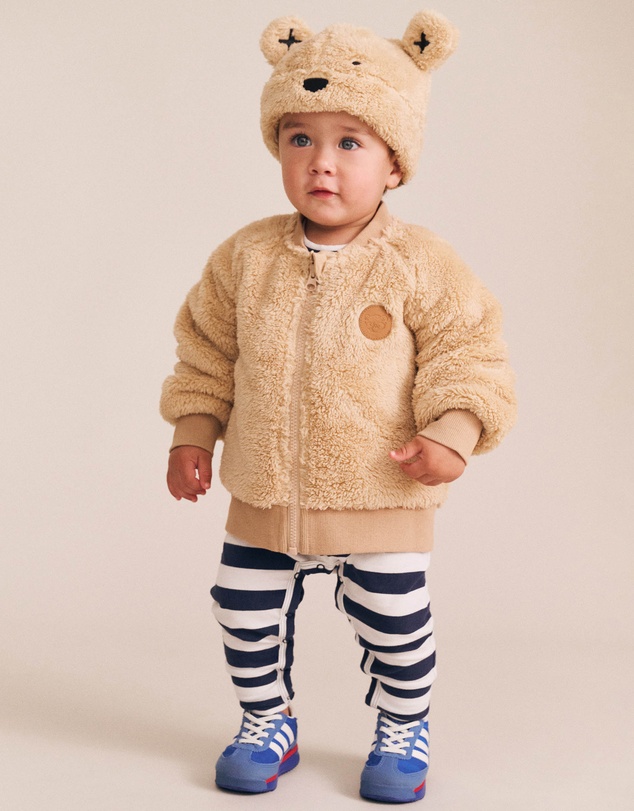 Huxbaby - Varsity Hux Fur Jacket - Babies-Kids