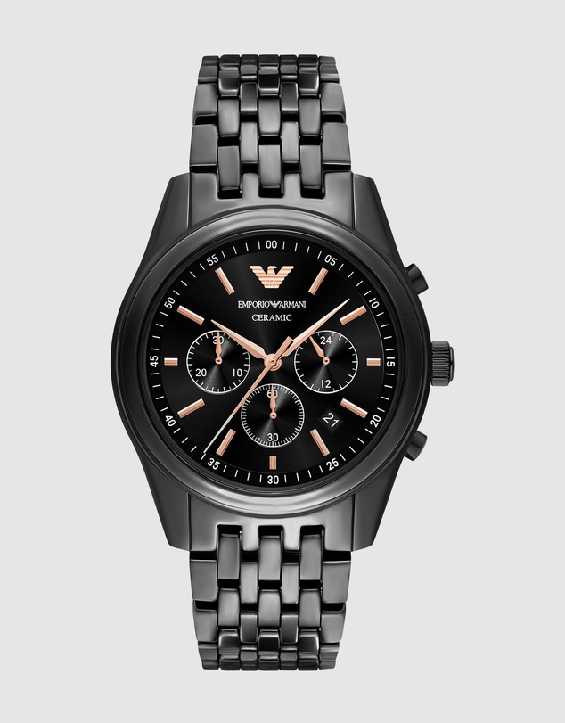 Emporio Armani - Black Chronograph Watch