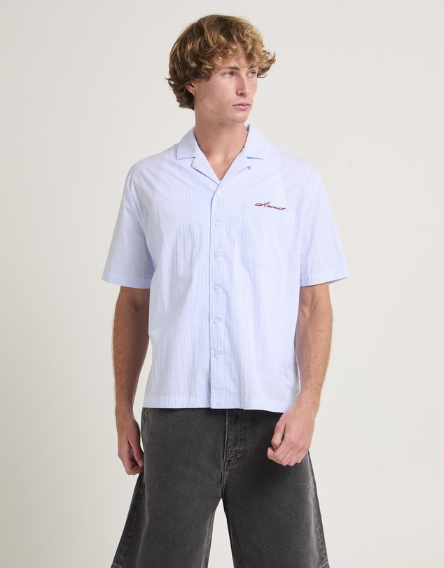 Arvust - Box Striped Short Sleeve Shirt