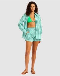 Seafolly - Sorrento Oversized Button Up Shirt