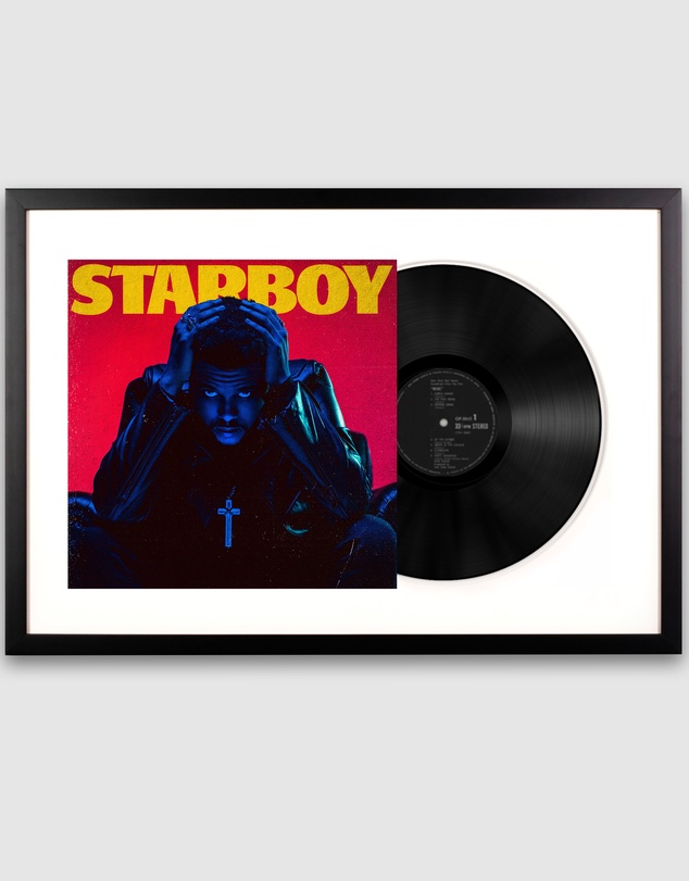 iWorld - Framed The Weeknd Starboy - Double Vinyl Album Art